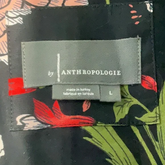 Anthropologie The Somerset Black Floral Maxi Dress - Picture 4 of 6